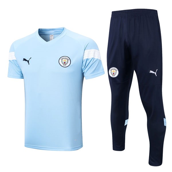 Entrenamiento Manchester City Conjunto Completo 2022-2023 Azul